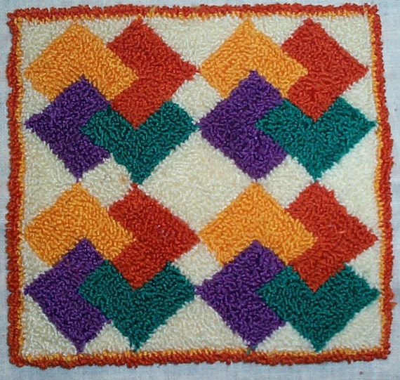 Items similar to Punch Needle kit Card Trick Quilt pattern on Etsy