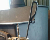 Hand Forged Fire Poker for Campfires or Wood Stove- Made of Salvaged Rebar