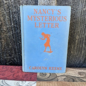Nancy&#39;s Mysterious Letter by Carolyn Keene Vintage First Edition