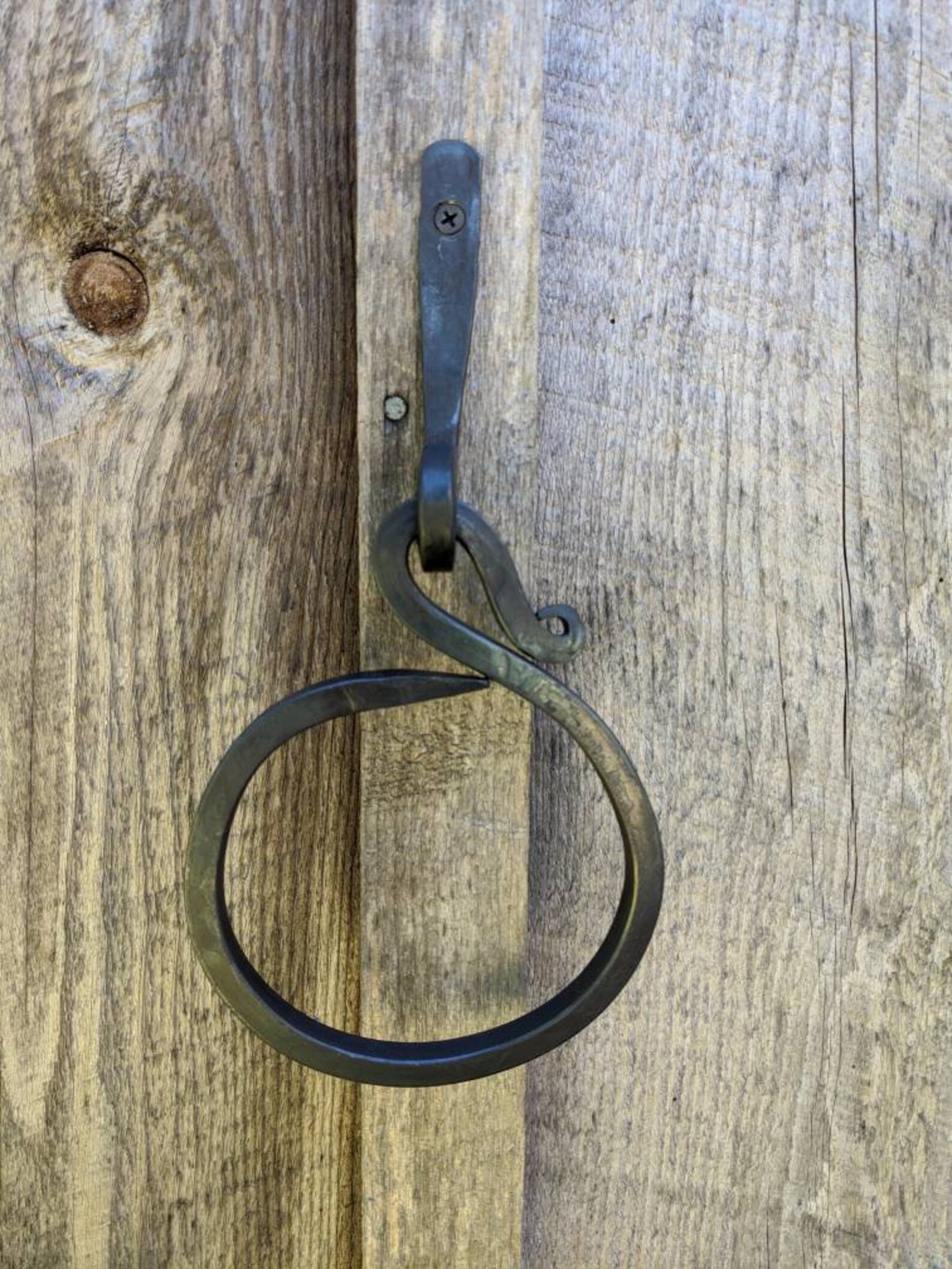 Rundgeschmiedete Badezimmer Handtuchhalter mit passenden | Etsy