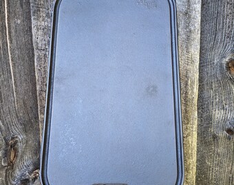 Unmarked Wagner Ware 17 Inch Cast Iron Long Double Griddle