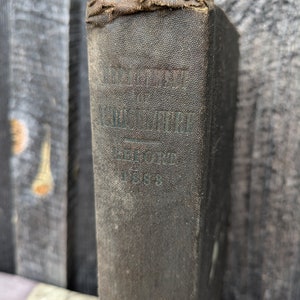 Antike 1883 Kopie des Berichts des Beauftragten für Landwirtschaft