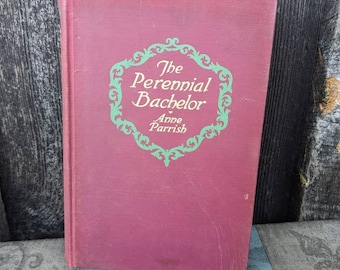 The Perennial Bachelor by Anne Parrish, 1925, Award Winning Novel on Family Life in Delaware