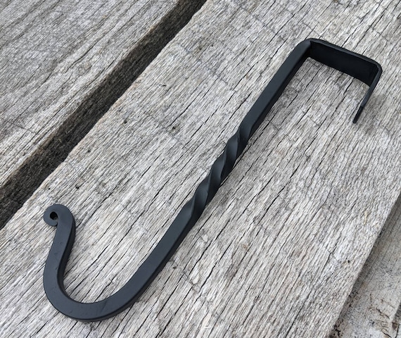 Hand Forged Over-the-door Hook Great for Hanging Wreaths or Other
