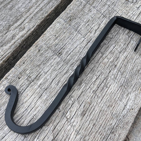 Hand Forged Over-the-Door Hook- Great for Hanging Wreaths or Other Decor or for Extra Closet Space!