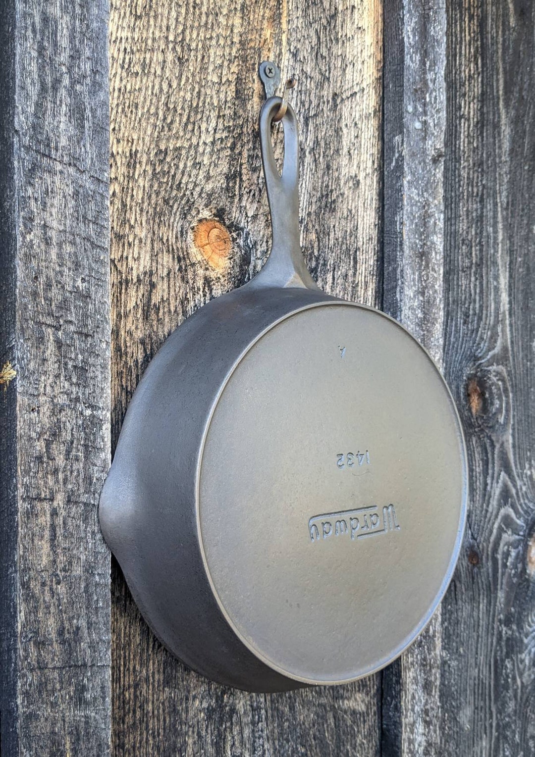 Wardway Cast Iron 8 Skillet by Wagner Ware for Montgomery Ward Etsy