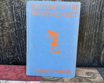 Vintage Nancy Drew The Clue in the Broken Locket First Edition