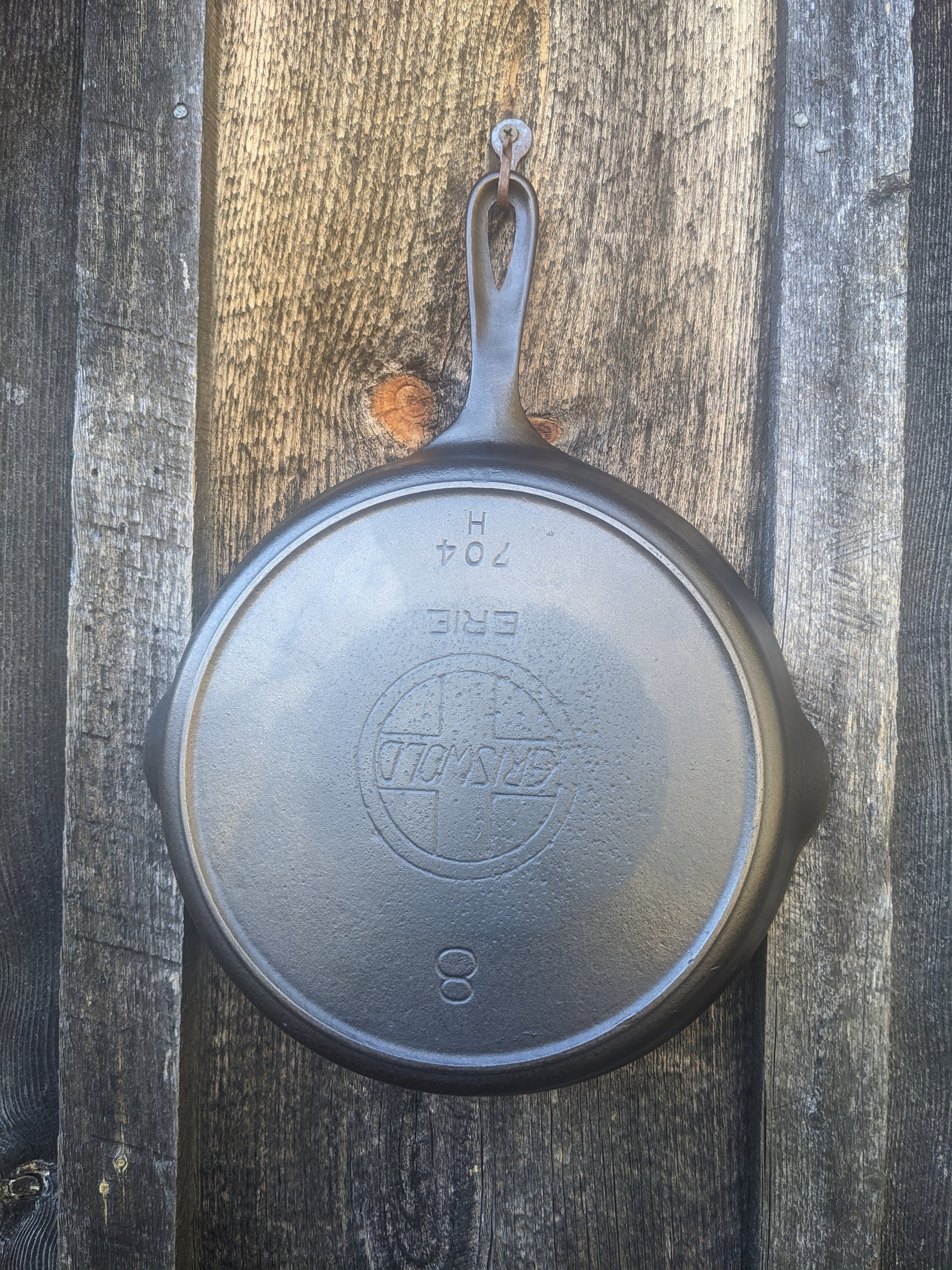 Vintage Number Eight Griswold Cast Iron Skillet Lid Made in Erie Penns –  Shop Cool Vintage Decor