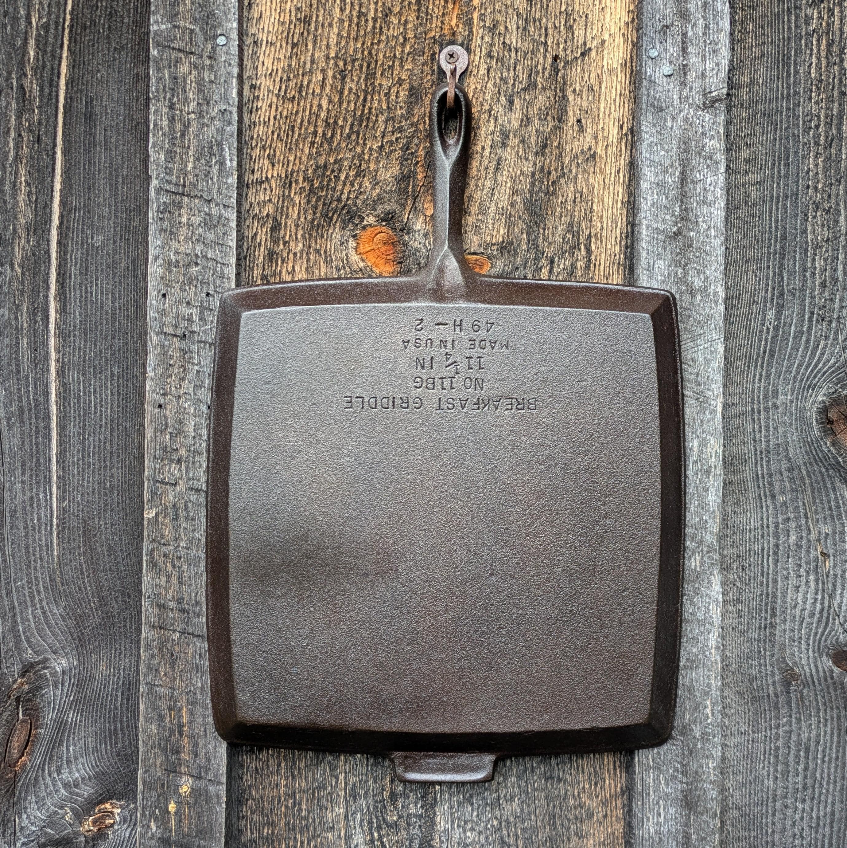 Vintage Lodge Cast Iron Griddle - Etsy