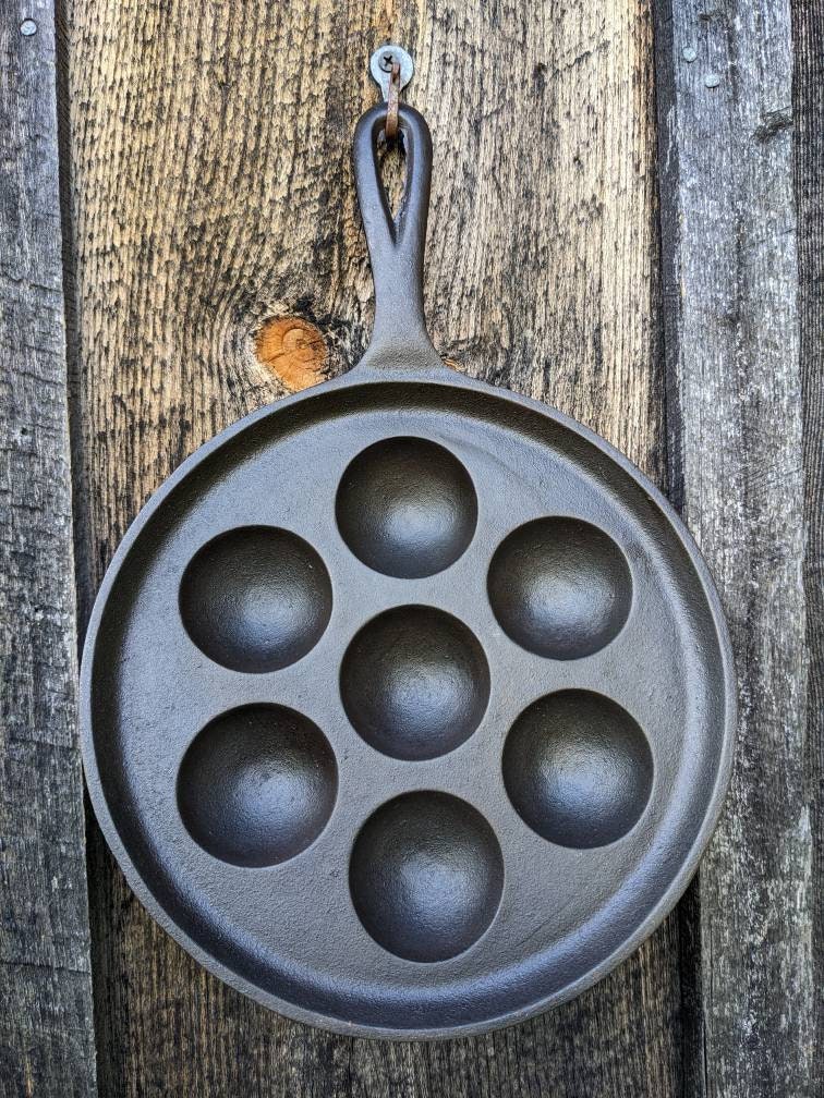 Vintage Griswold Cast Iron Aebleskiver Danish Pancake Skillet Pan for Sale  in Torrance, CA - OfferUp