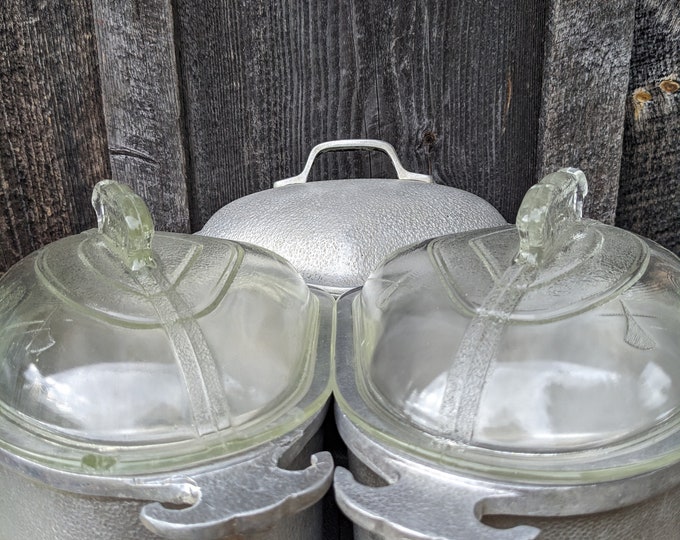 Full Set Guardian Service Cast Aluminum Ware Triangle Pans With Lids Etsy