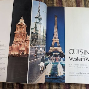 House Beautiful&#39;s Cuisines of the Western World Midcentury Cookbook by Elizabeth Gordon