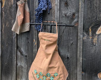 Set of 3 Retro Vintage Handmade Full and Half Aprons