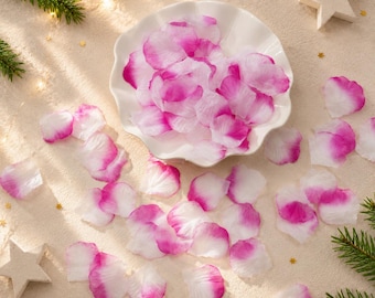 8-Color Realistic Rose Petals – Perfect for Table Decorations, Wedding Aisles & DIY Projects