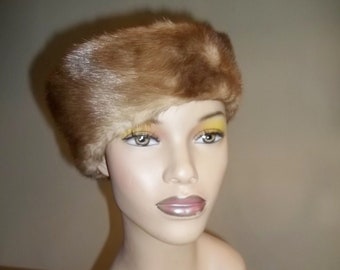 60's Woman Fur Hat Authentic Fashion Fur Hat Livraison gratuite