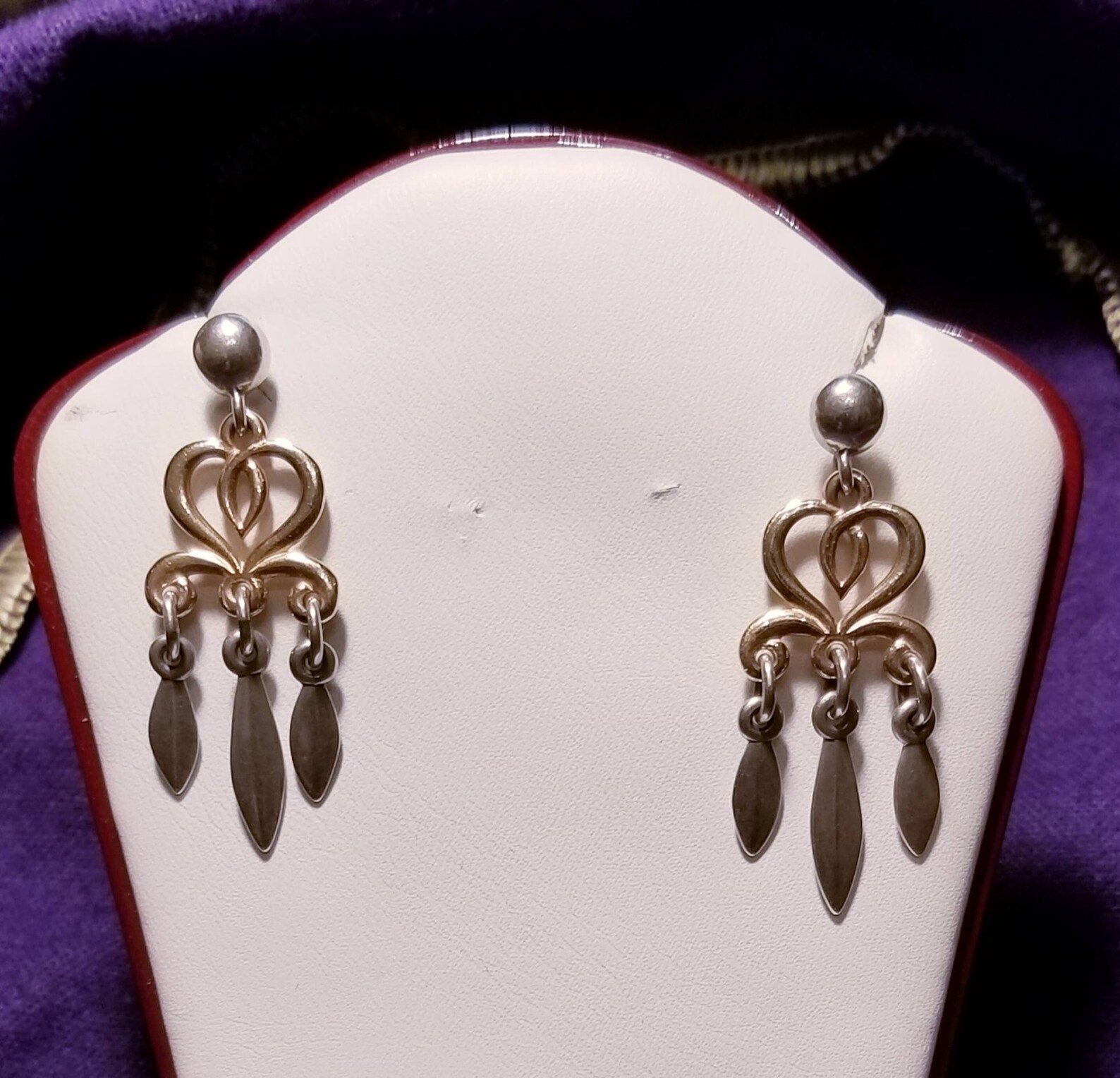 James Avery Chandelier Earrings Retired Avery Gold & Silver Etsy