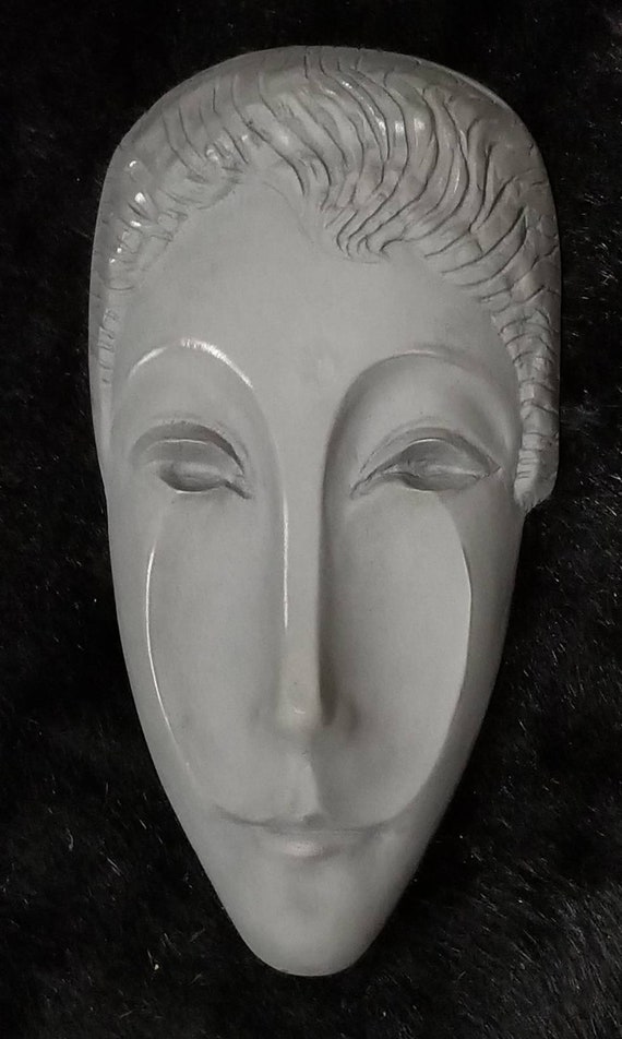 Vintage Femme Masque Evaline Selors Masque en aluminium Masque Etsy