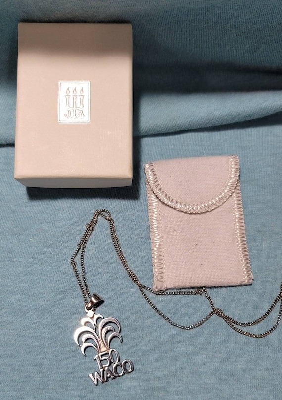 James Avery WACO Pendant And Chain Necklace RETIRE