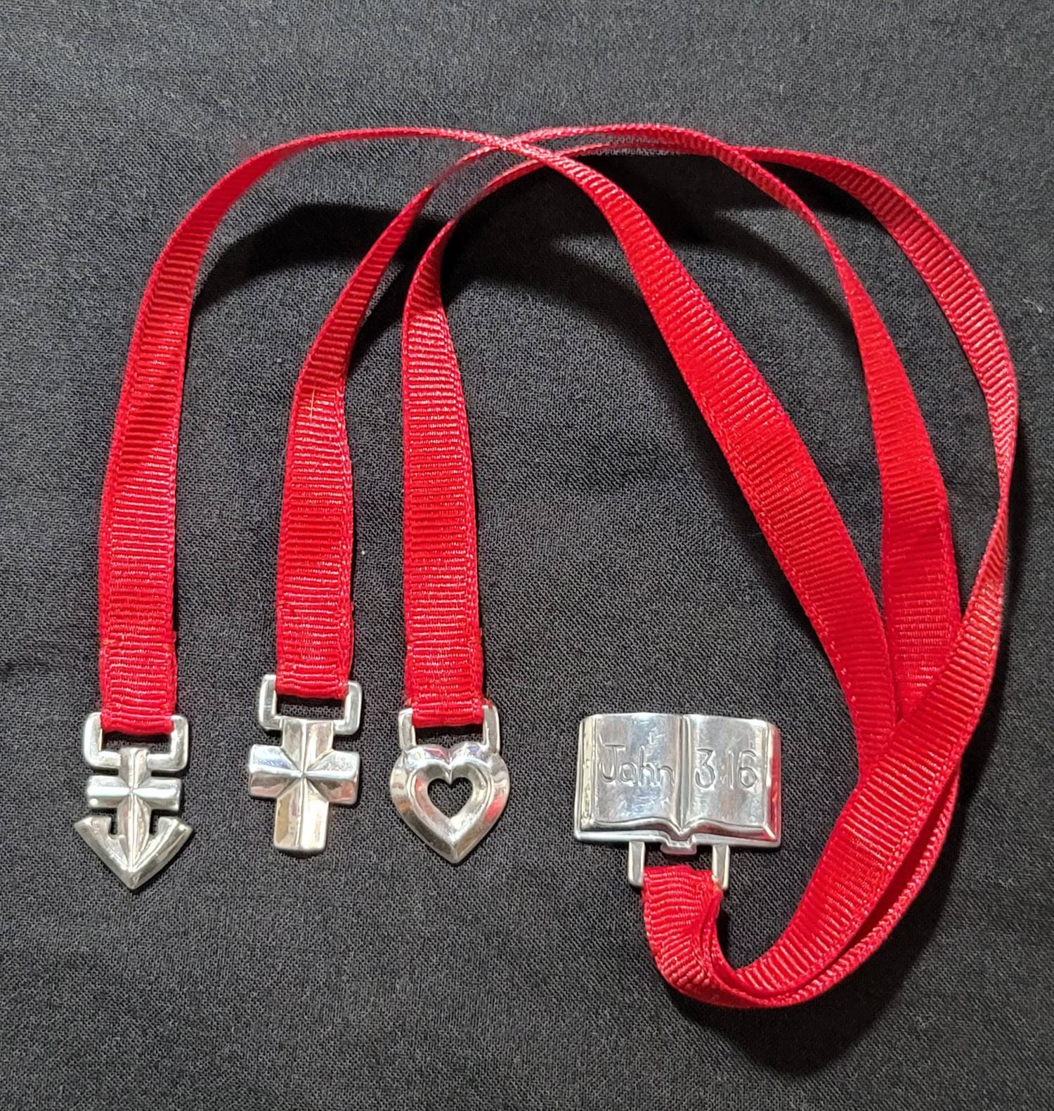 James Avery Bookmark 4 Pcs RETIRED Religious Bookmark John Etsy