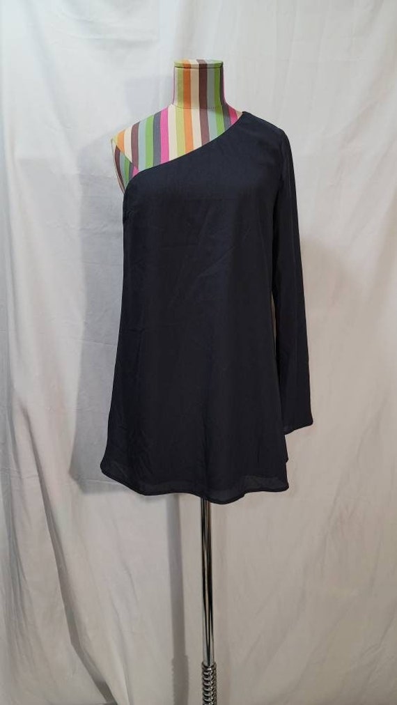 Ark & Co. Women Sexy Top Navy Blue Ark And Company