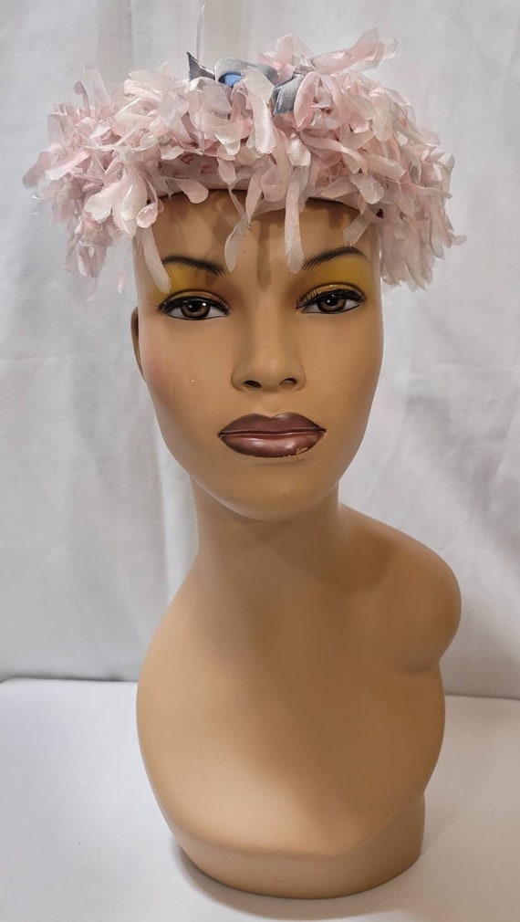 50's Women Hat Michael Terre Pink Fascinator South