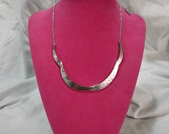 James Avery Women Necklace RETIRED Hammered 4 Sections Necklace Avery Silver Necklace Free Shipping