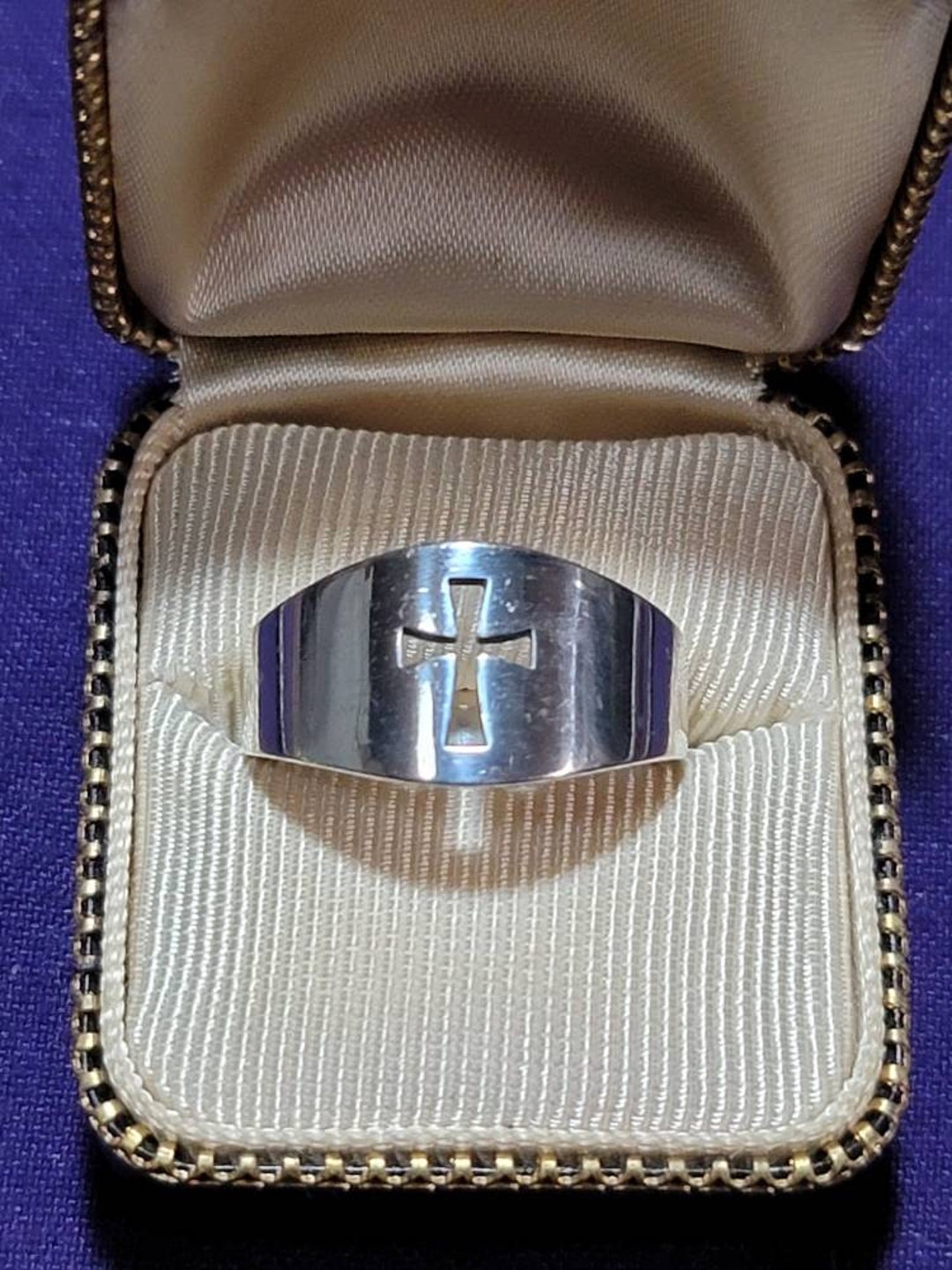 James Avery Ring Wide Crosslet Ring Avery Cross Ring Free Etsy