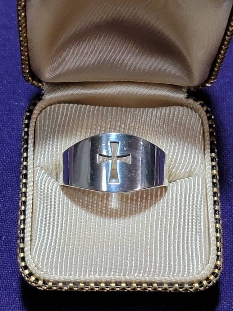 James avery wide crosslet ring clearance