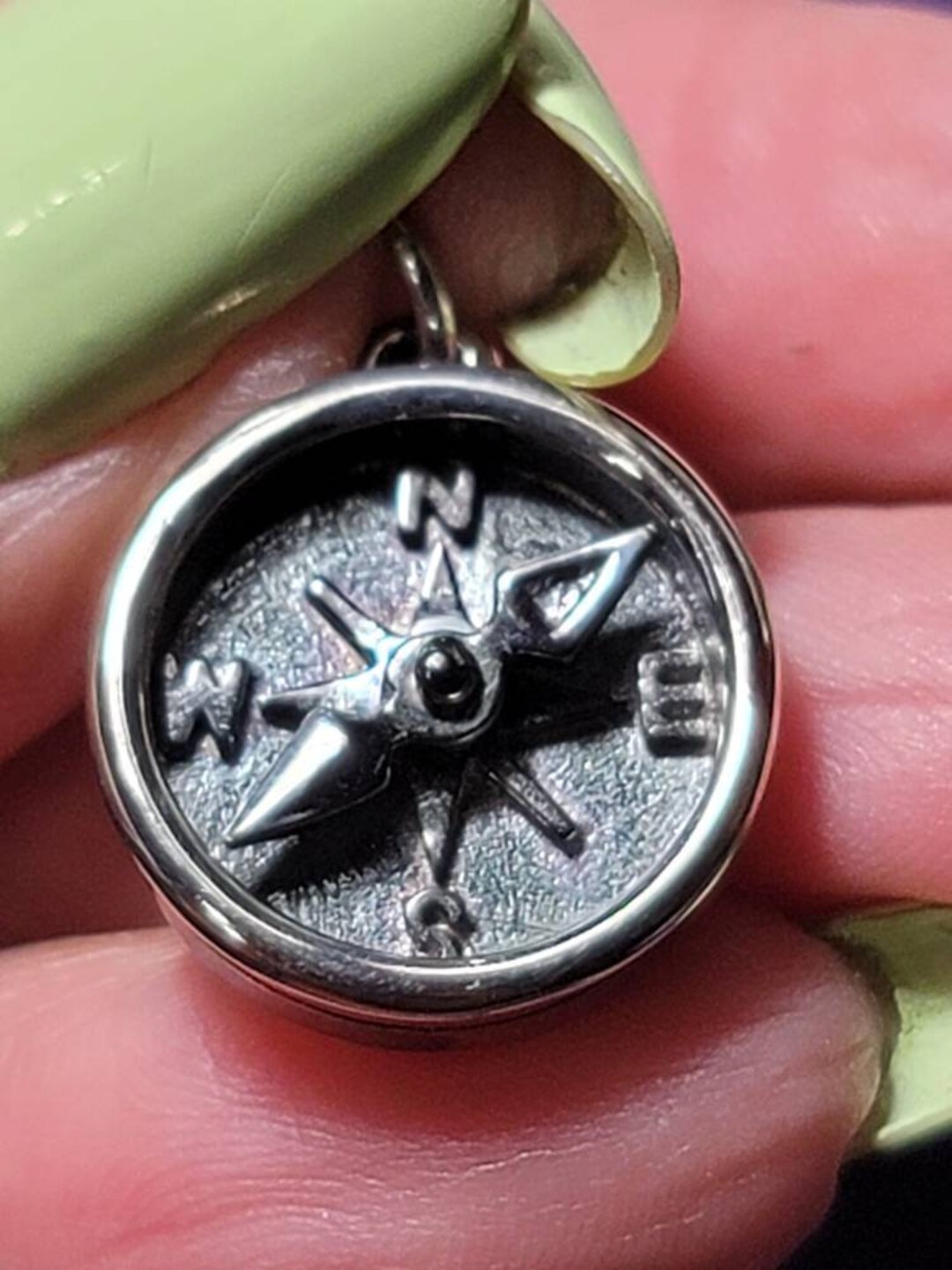 James Avery Compass Charm RETIRED 3D Avery Charm/pendant Avery Etsy