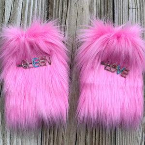 Wild Child Childrens Faux Fur Leg Warmers/Boot Covers/Boot Socks