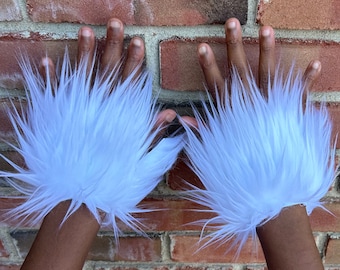 Faux Fur Arm Cuffs for Children