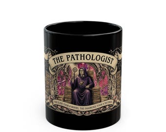 The Pathologist Mug | The Slide Took 8 Hours, The Diagnosis Took 8 Seconds | Gothic Histology Tarot Mug | Pathologist Gift