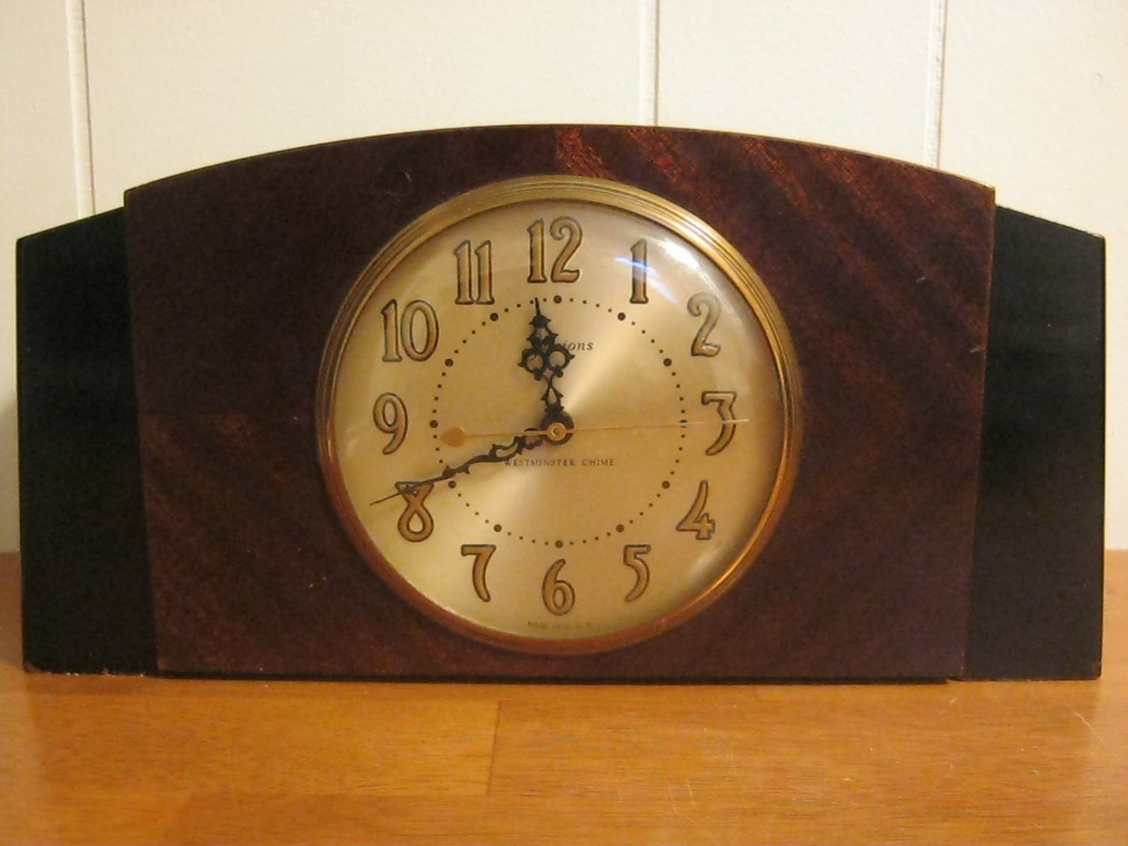 Art Deco Sessions Mantle Clock Westminster Chime Model 2C Etsy