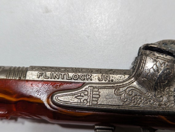 Hubley Early American Flintlock Jr Pistol Single … - image 8