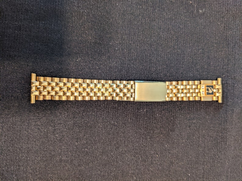 Vintage JB Champion 1/40 10k RPG Gold Tone Link Watch Band Customized