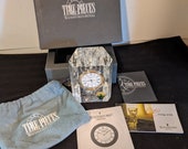 Waterford Crystal Clock In Original Box With Paperwork - Nieman Marcus Ten Year Anniversary Etched On Top