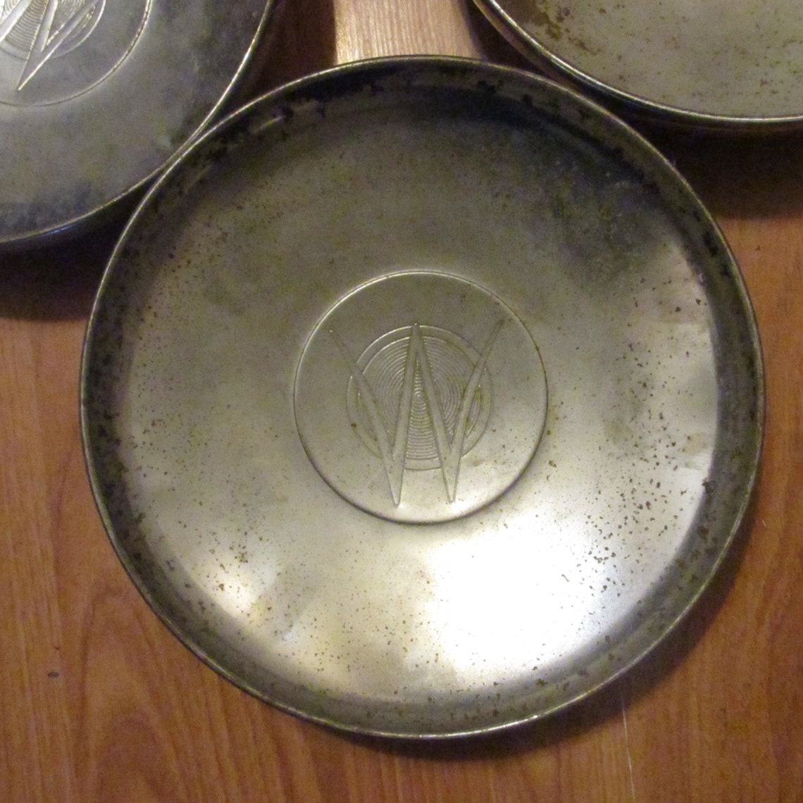 Vintage Jeep Willys Hubcaps Set Of Four Great Used Etsy