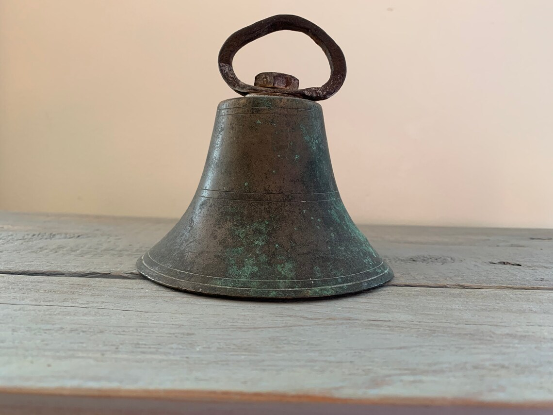 Vintage Brass Bell Etsy