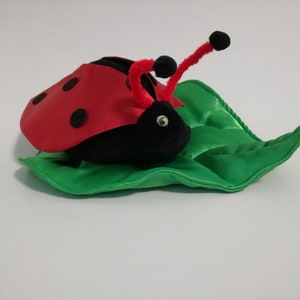 Katica ladybug plush handpuppet for children imagem 7