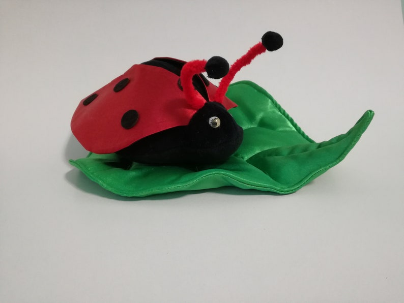 Katica ladybug plush handpuppet for children imagem 7