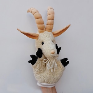 Kelemen, the goat hand puppet image 2