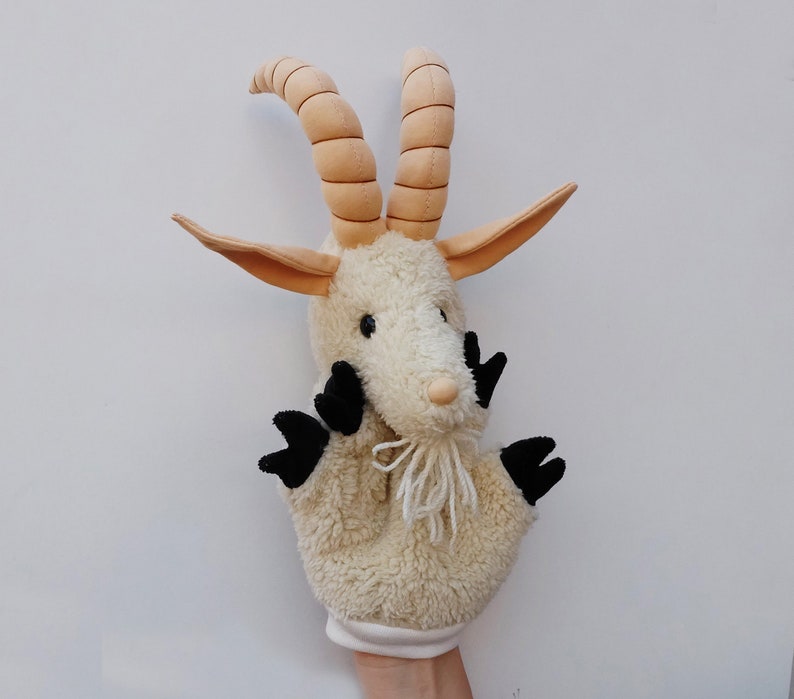 Kelemen, the goat hand puppet image 2