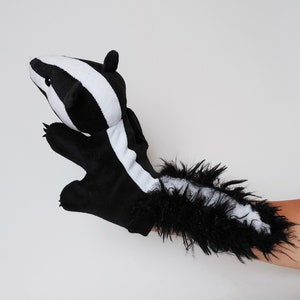 Billie, the badger - hand puppet