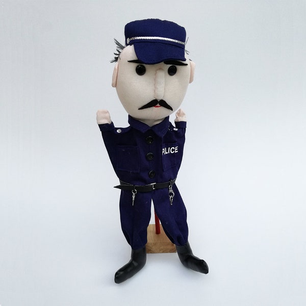 Bob, the policeman - hand puppet