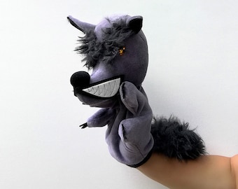 Lupo, the wolf - hand puppet