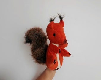 Nutsy, the squirrel - hand puppet