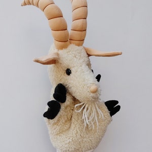 Kelemen, the goat hand puppet image 7