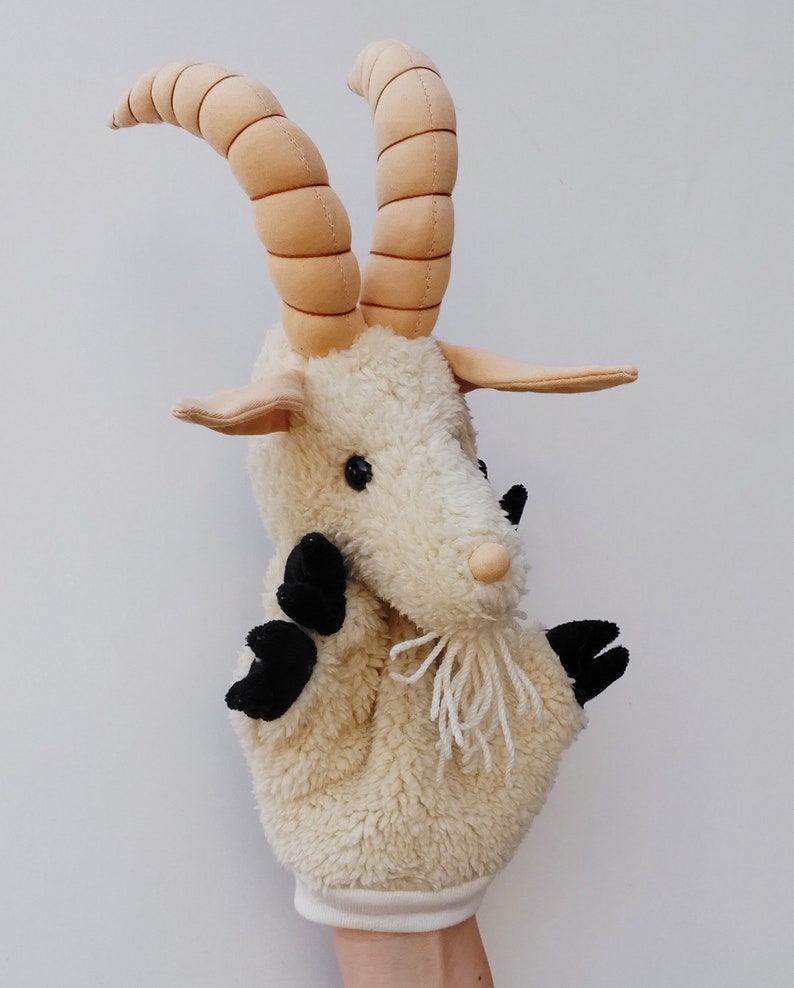 Kelemen, the goat hand puppet image 7