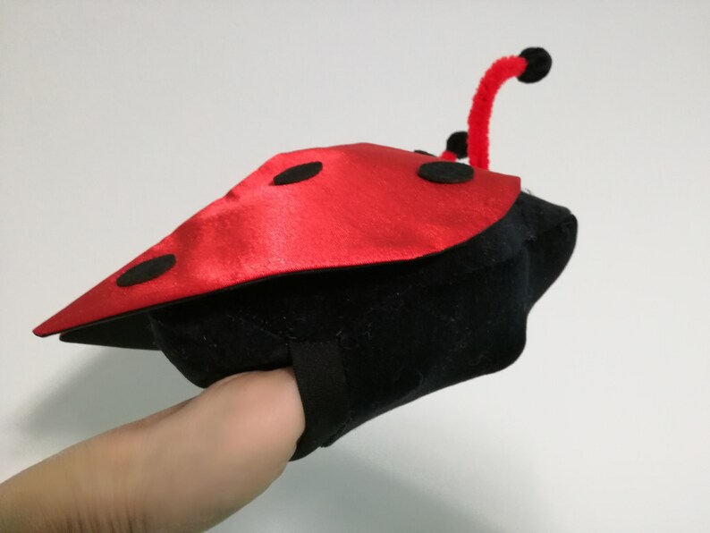 Katica ladybug plush handpuppet for children imagem 6