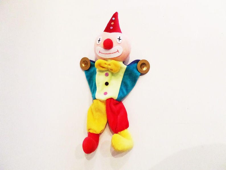 Clown with cimbals Paint it for yourself image 1